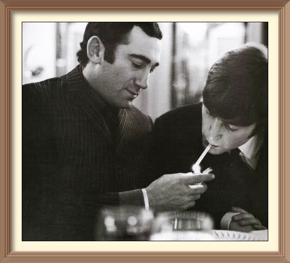 Lionel Bart and John Lennon