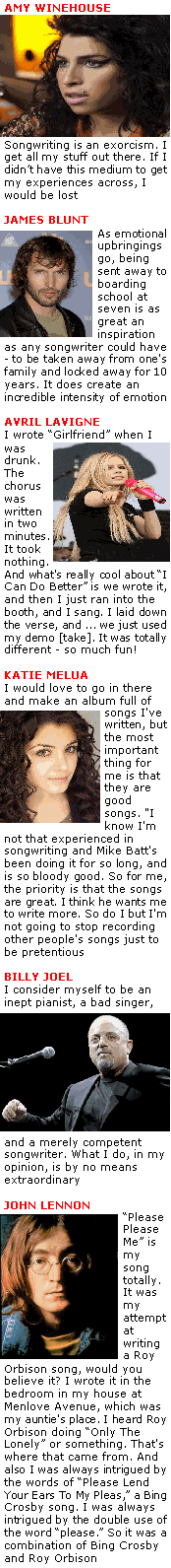 Songwriter Profiles